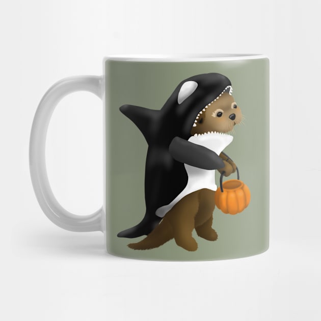 Trick or Treat Otter by Studio Lockhart